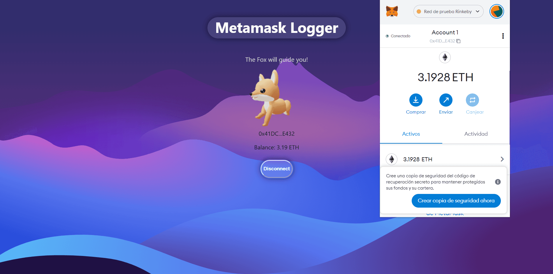 Metamask Logger